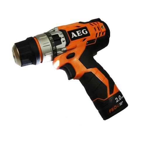 دریل چکشی شارژی AEG مدل BSB12C2+BHJ12C